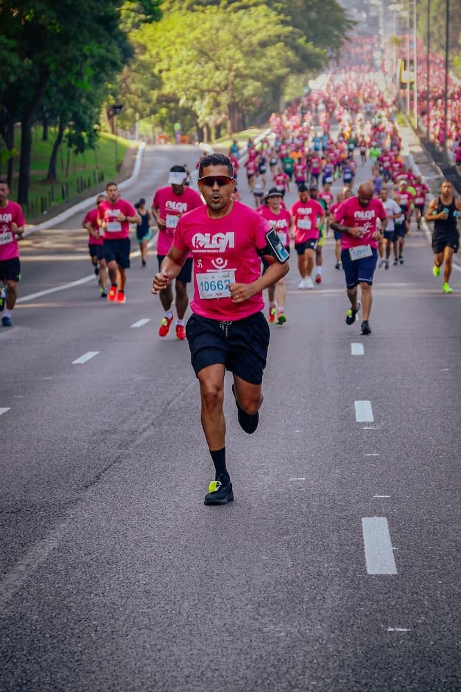 Marathon runner representing benefits of GoStrive event management platform
